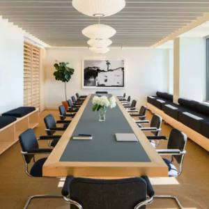 coworking space with meeting